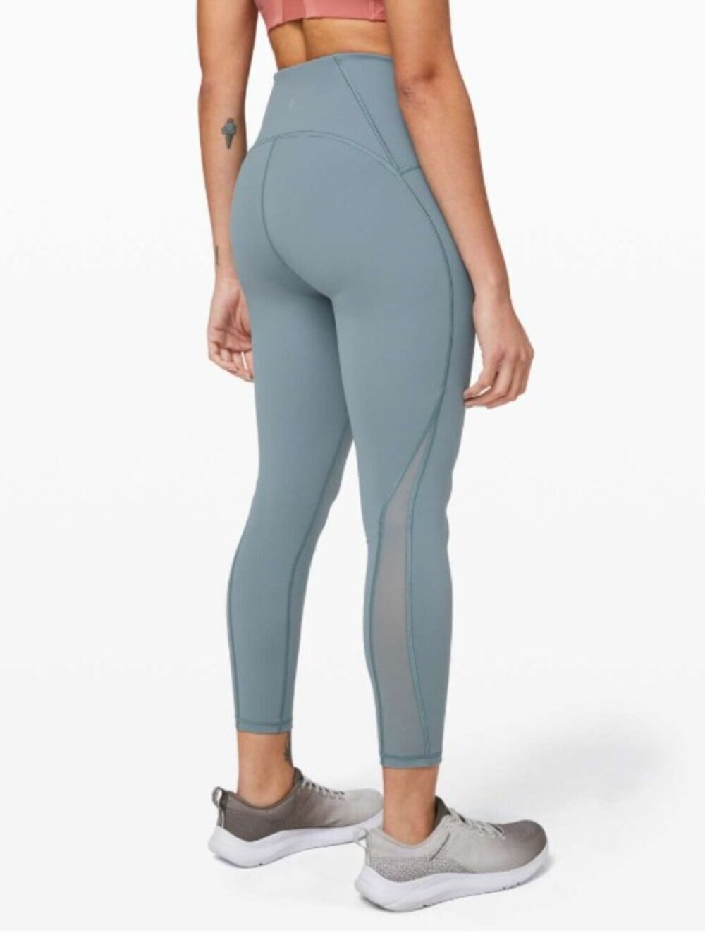 Lululemon Train Times Pant 25" Aquatic Green Sz 6